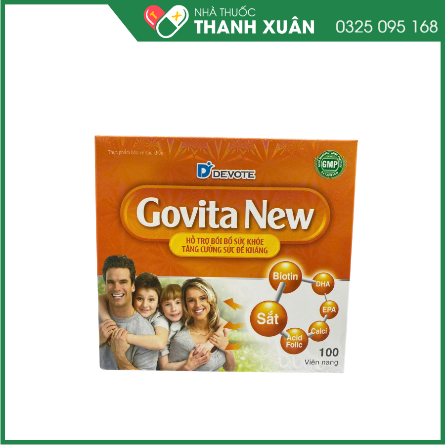 Govita New - Bổ sung vitamin và các khoáng chất cần thiết cho cơ thể
